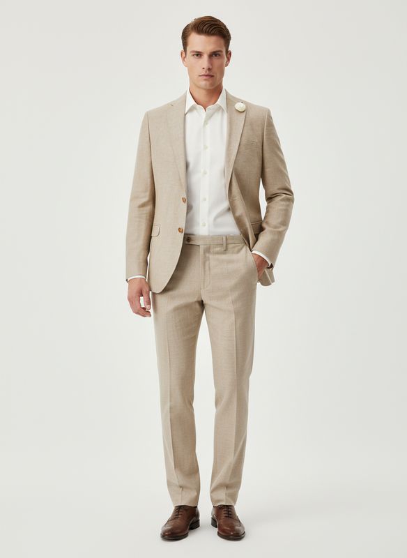 Pak Wol Linnen Katoen - Zand Marlane 20.170