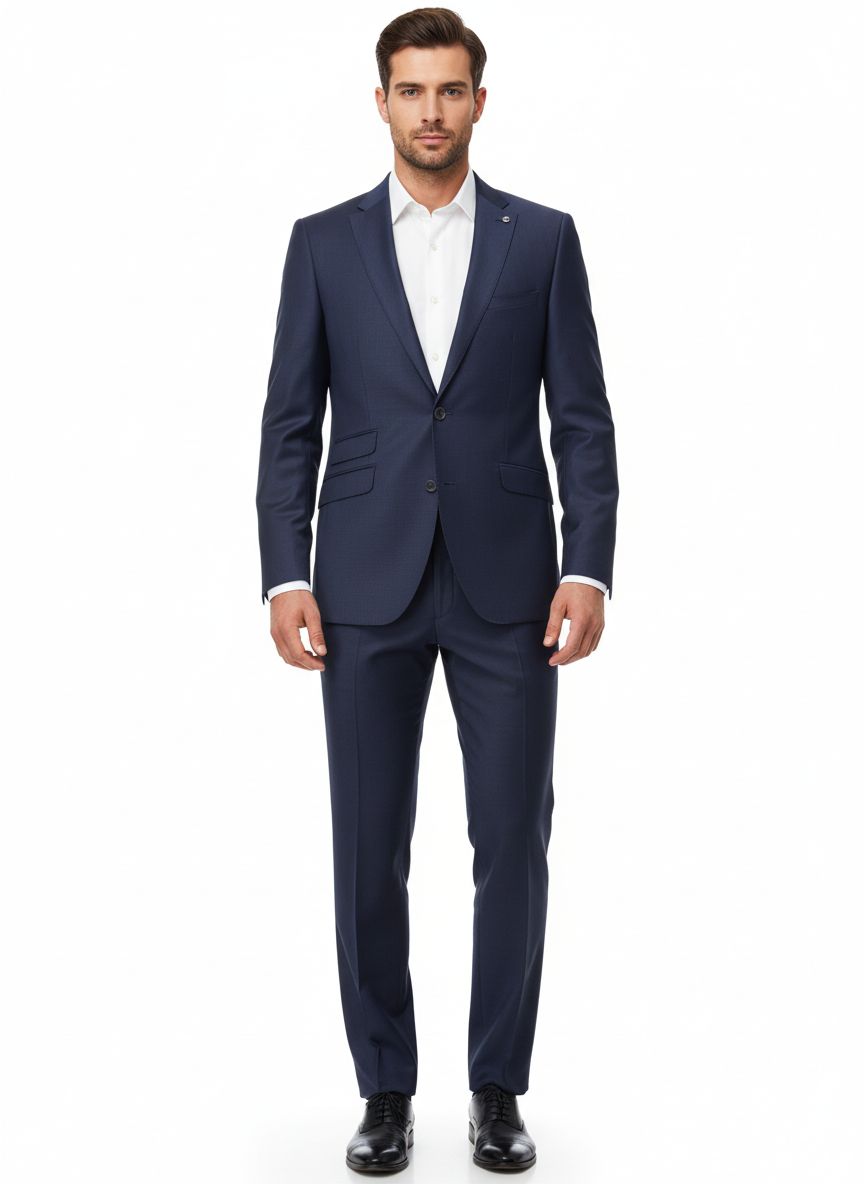 Pak 100% Wol - Navy Super 110's - VBC