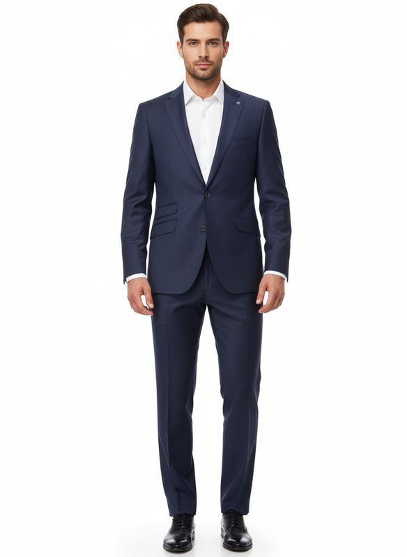 Pak 100% Wol - Navy Super 110's - VBC