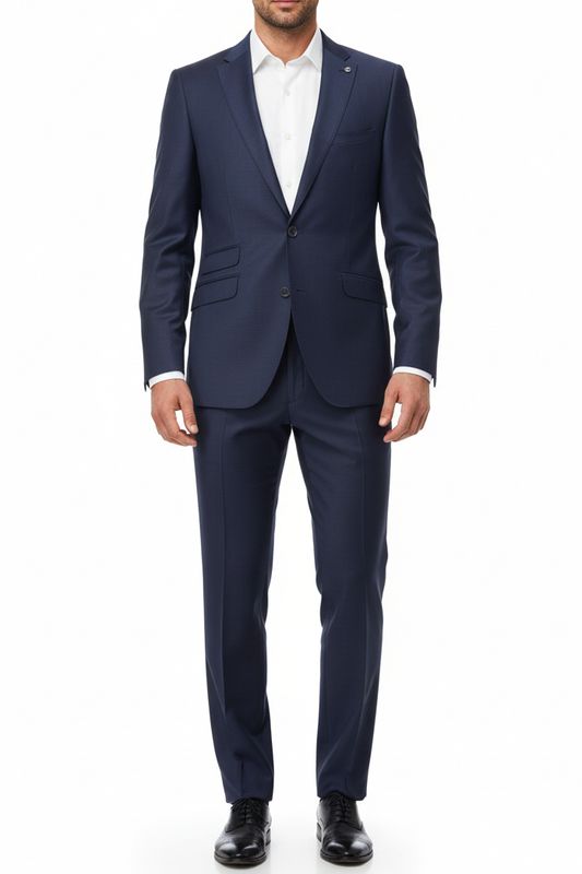 Pak 100% Wol - Navy Super 110's - VBC