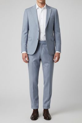 Lichtblauwe Pak 100% Wol -  Ayres2 10017368