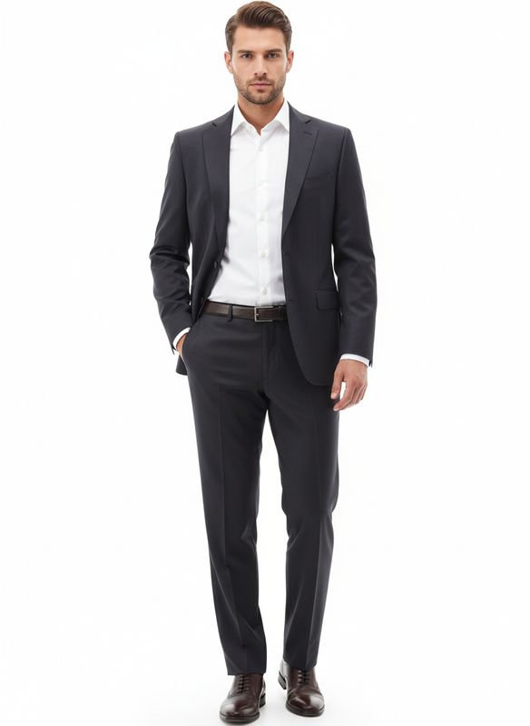 Donkerblauwe Pak - 100% Wol Cerruti Super 130's