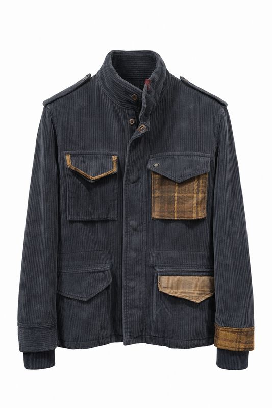 BoB Company Sam Field Jacket – Corduroy – Donkerblauw