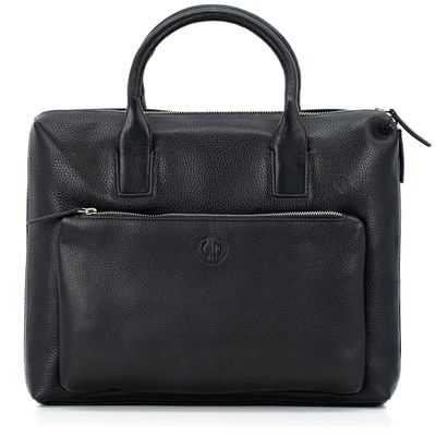 Lindenmann Leren Business Tas – Zwart