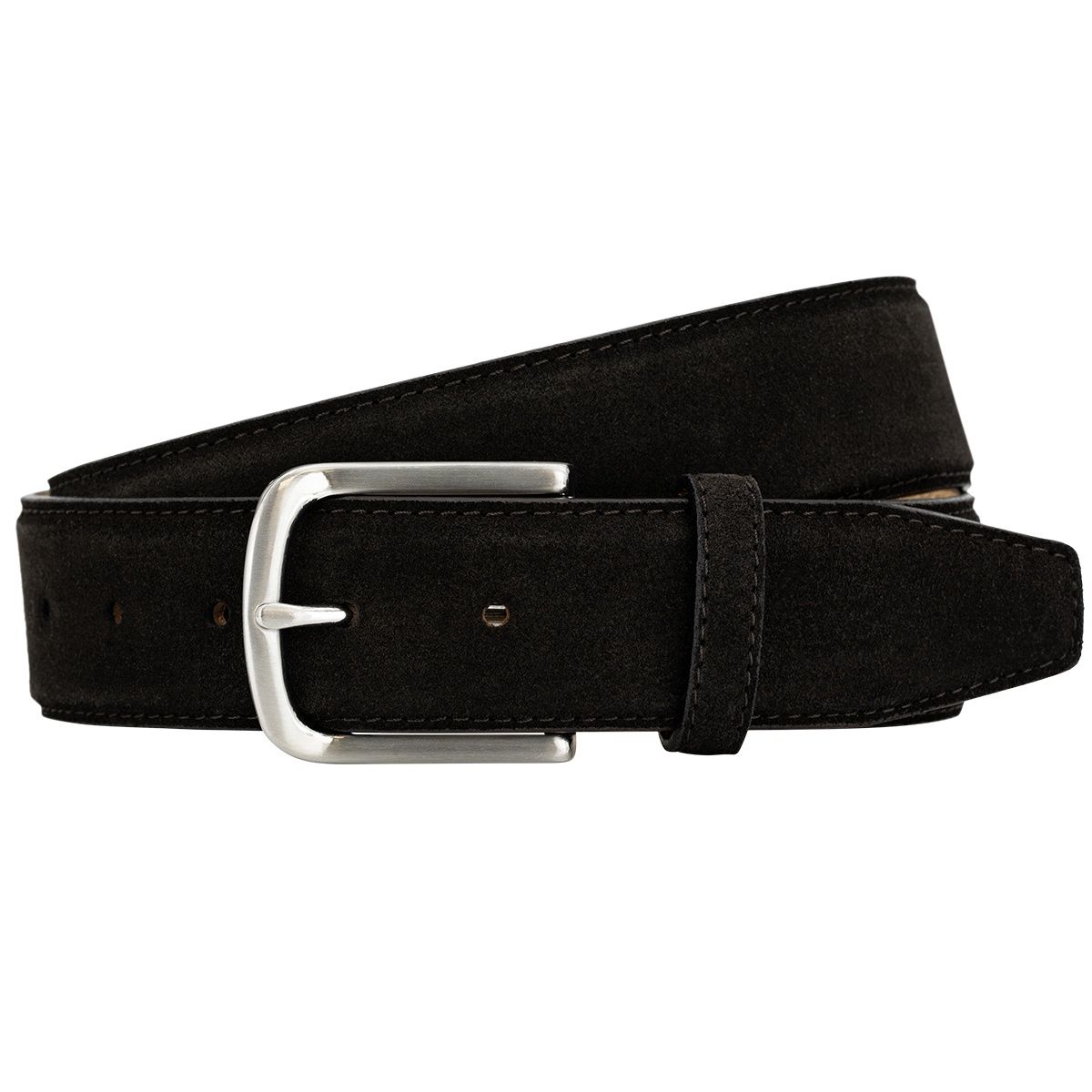 Suede Riem - Donkerbruin