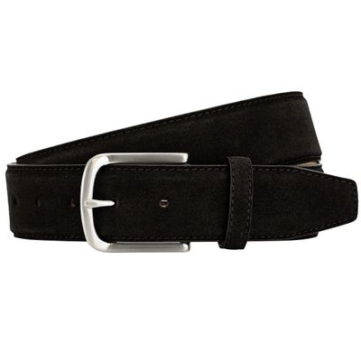 Suede Riem - Donkerbruin