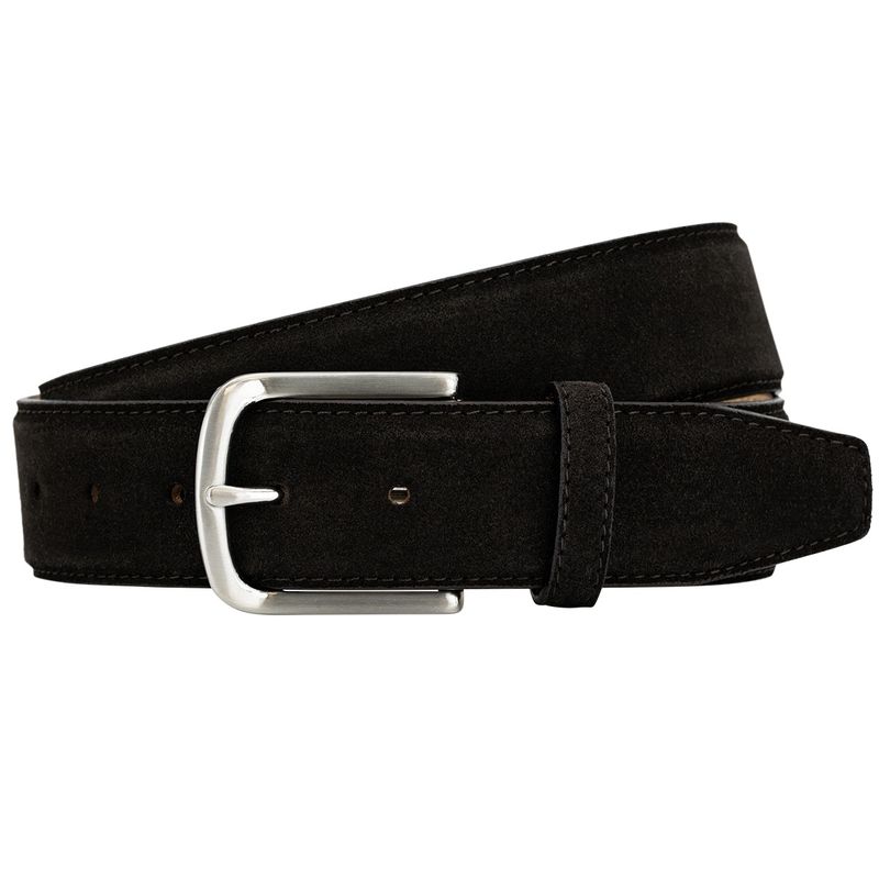 Suede Riem - Donkerbruin
