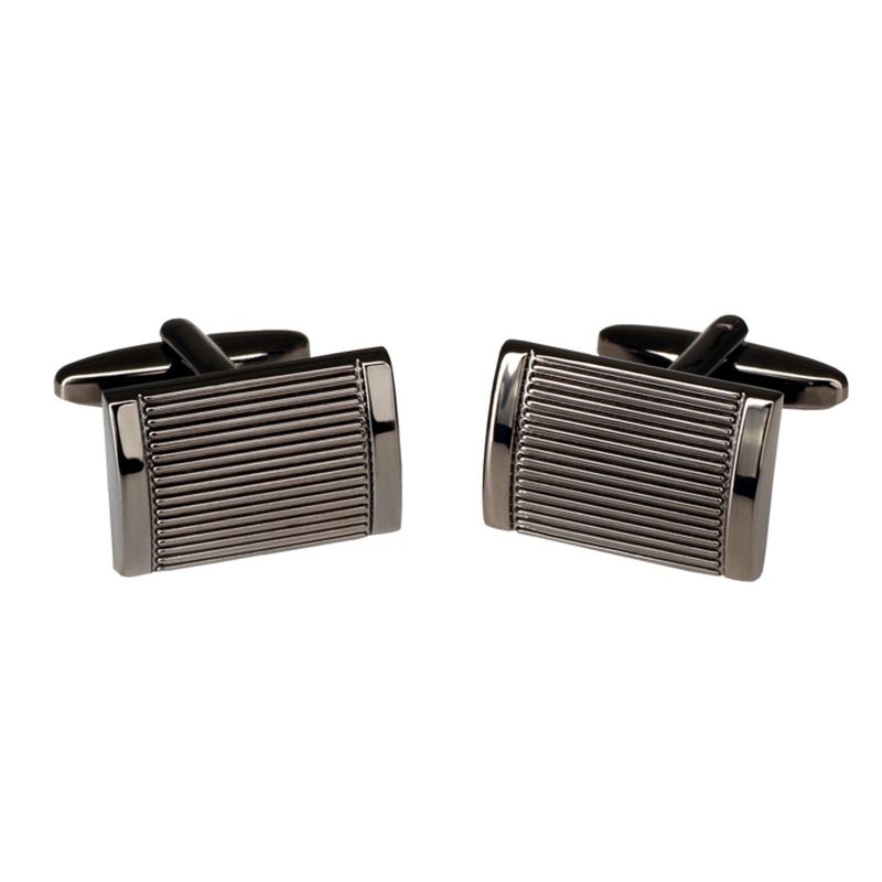 Manchetknopen Gunmetal – Lindenmann