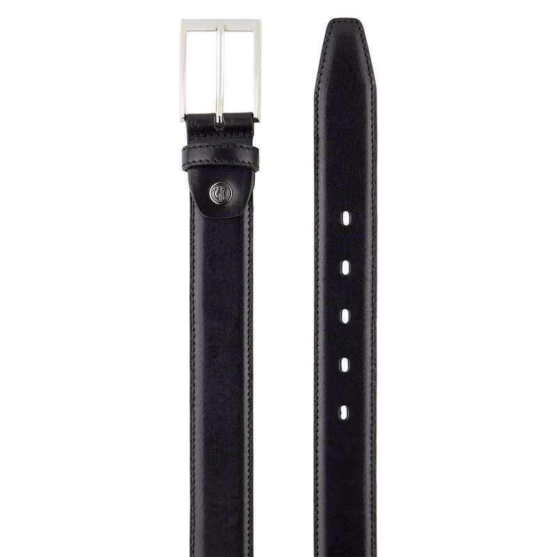 Zwart Leren Riem - Lindenmann