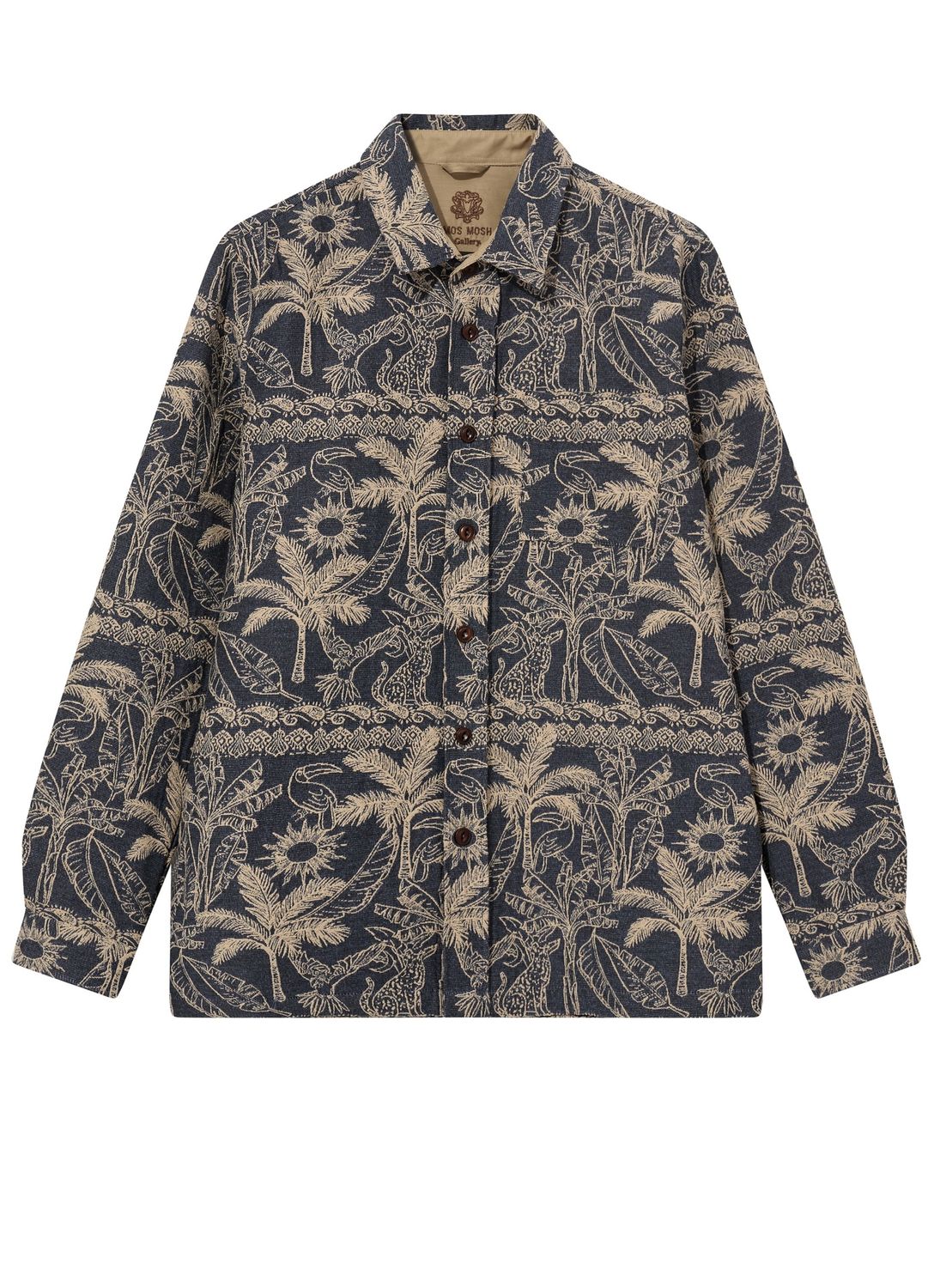 Mos Mosh Gallery David Garden Overshirt – Jacquard Overshirt Heren