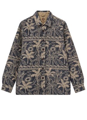 Mos Mosh Gallery David Garden Overshirt – Jacquard Overshirt Heren
