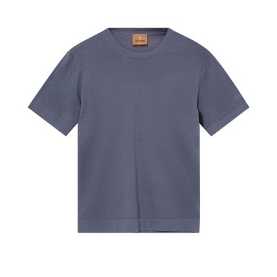 Mos Mosh Gallery Crowe Knit Tee – Flint Stone