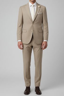 Beige Pak -  100% Schuurwol Marzotto