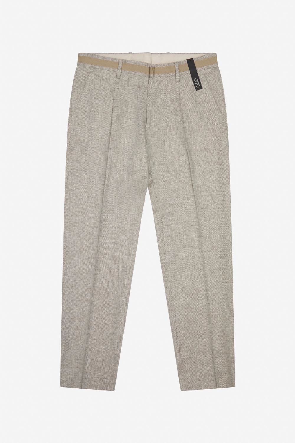 AT.P.CO Bleecker Pantalon – Beige – 100% Tencel