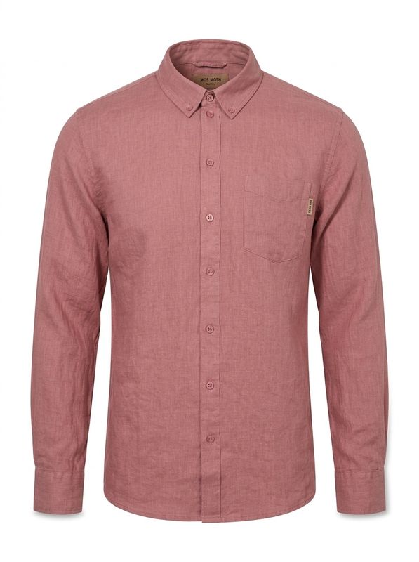 Mos Mosh Linnen Overhemd Theo – Dusty Rose – 100% Linnen