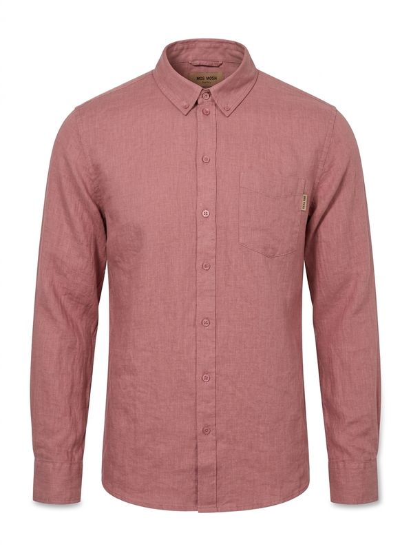 Mos Mosh Linnen Overhemd Theo – Dusty Rose – 100% Linnen