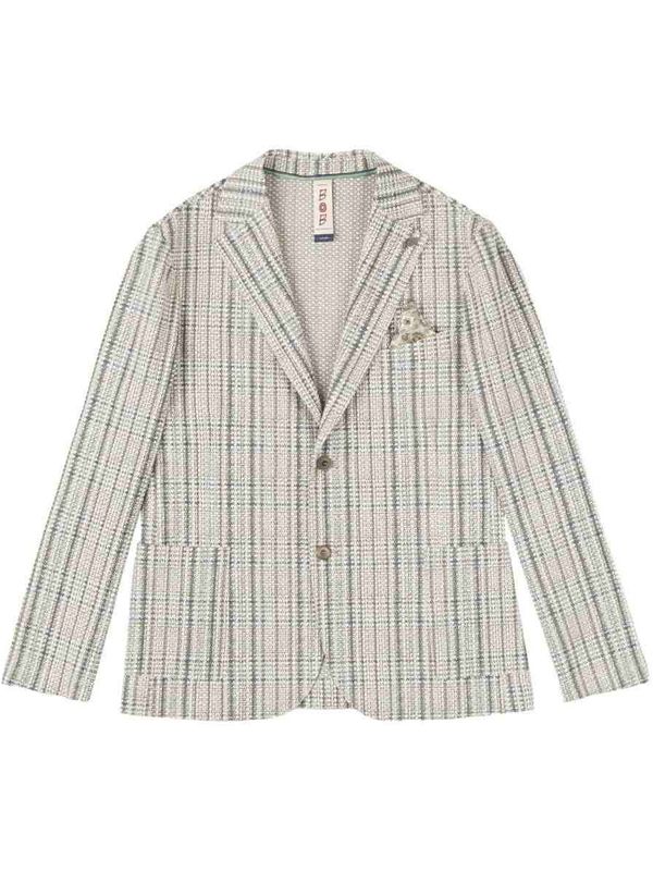 Bob Company Knitted Colbert Picky – Beige/Groen Bruin – Katoenmix