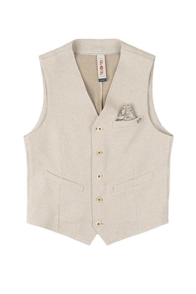 Bob Jersey Gilet – Zand – Katoenmix