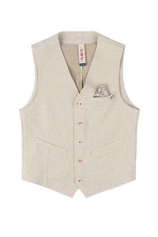 Bob Jersey Gilet – Zand – Katoenmix