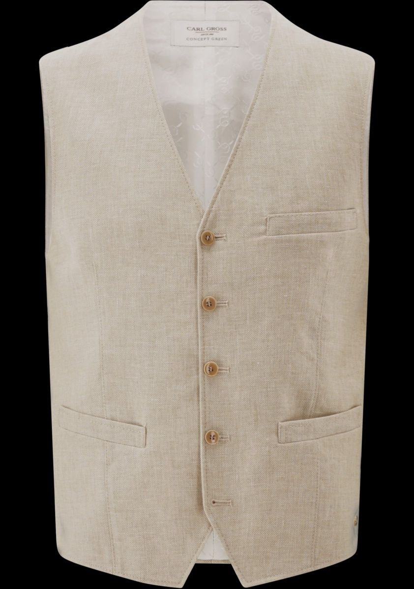 Zomergilet - Zand - Linnenmix