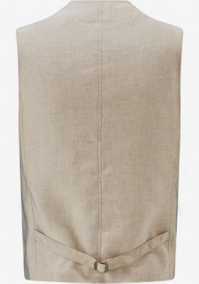 Zomergilet - Zand - Linnenmix