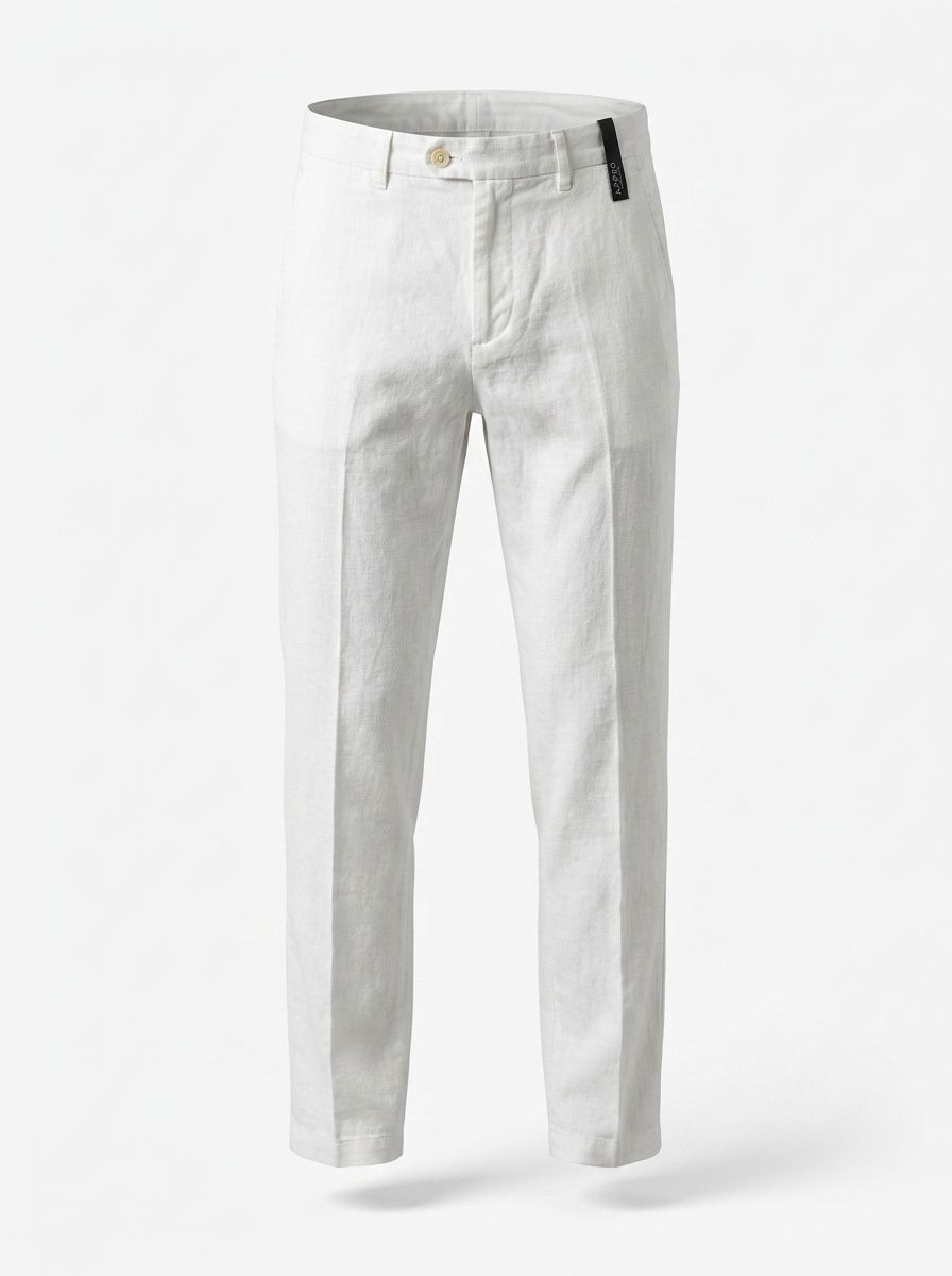 AT.P.CO Bleecker - Witte Chino – 97% Katoen 3% Stretch