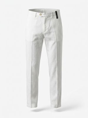 AT.P.CO Bleecker - Witte Chino – 97% Katoen 3% Stretch