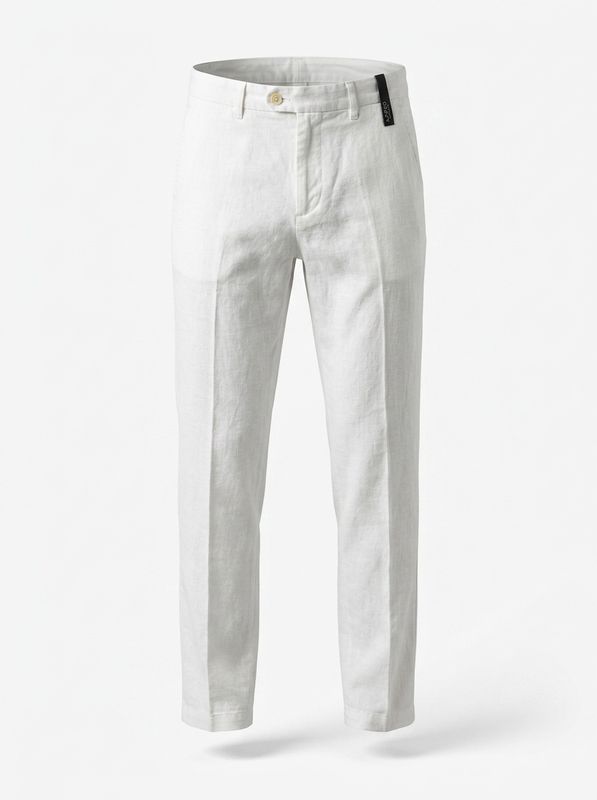 AT.P.CO Bleecker - Witte Chino – 97% Katoen 3% Stretch