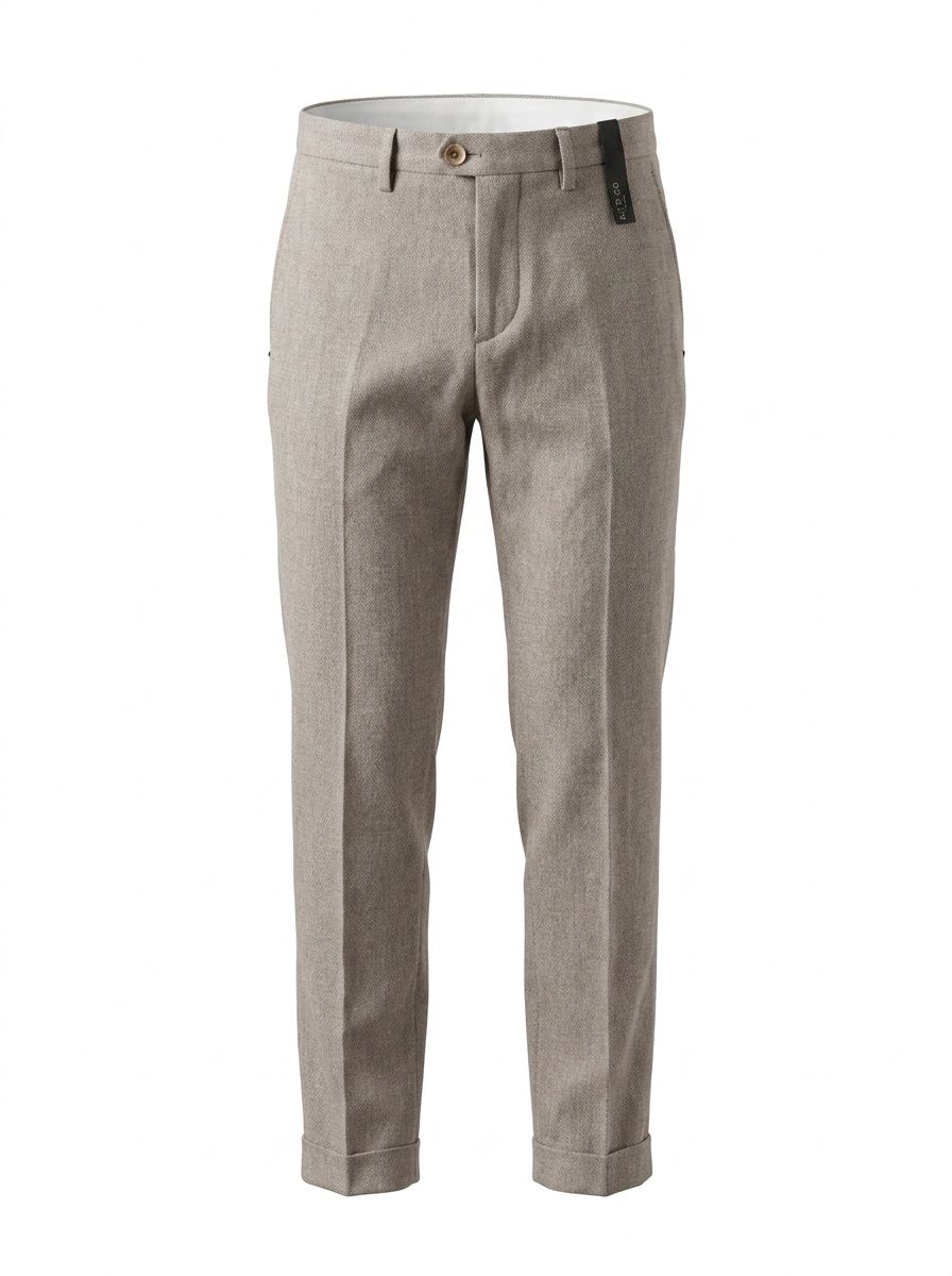 AT.P.CO Zandkleurige Chino – Slim Fit – Linnen Katoen