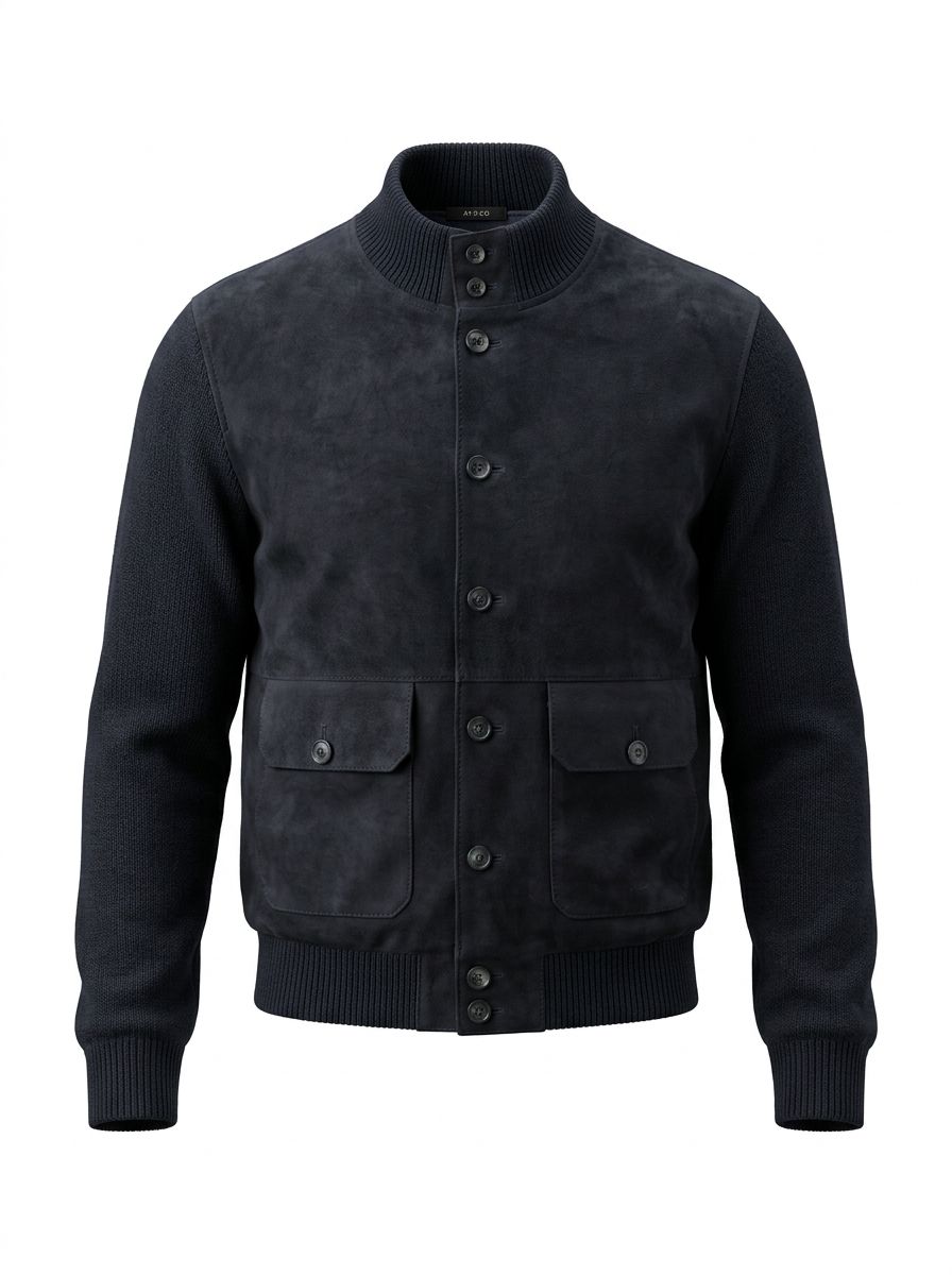 AT.P.CO – Suède Hybrid Jack Antraciet