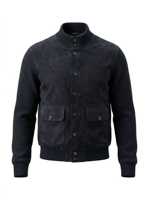 AT.P.CO – Suède Hybrid Jack Antraciet