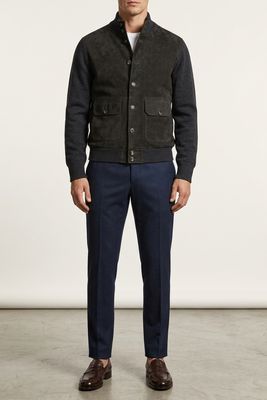 AT.P.CO – Suède Hybrid Jack Antraciet