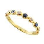 SR359/249T747 18KYG Dia BS: .11 .35cts/ 1.78g