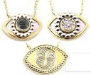 14KYG BT Eye Neck-.12cts D:.02cts/1.87g