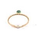 SR270/92T276 / 18KYG Emerald R:- 0.13cts/G: 1.15g