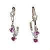 SE267/161T483 / 18KWG D, PINK SAPP ER-: .04, .16cts/G: 1.8g