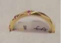 SR361/ 120T360, Colour: PS 18KYG .05ct 1.68g