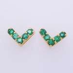 18KYG EMERALD ER-: 0.3cts 1.66g