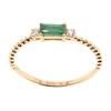 SR285/176T528 / 18KYG Dia, Emerald R:- .058, .18cts/G: 1.1g
