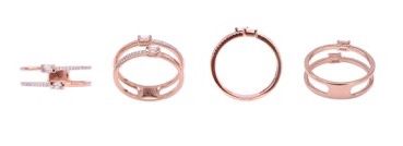 SR397, Colour: 18KWG DIA RING- D:.15cts / 2.68g
