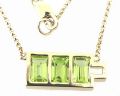 SN183/183T549 / 14KYG Peridot NL:- 1.75cts/G: 3.07g