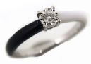 SR222/153T459 / 14KW Dia, W Agate, B Agate R:- .03, .62, .64cts/G: 1.79g
