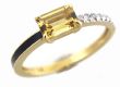 SR230/139T417 / 14KY Dia, Citrine R:- .05, .53cts/G: 1.76g