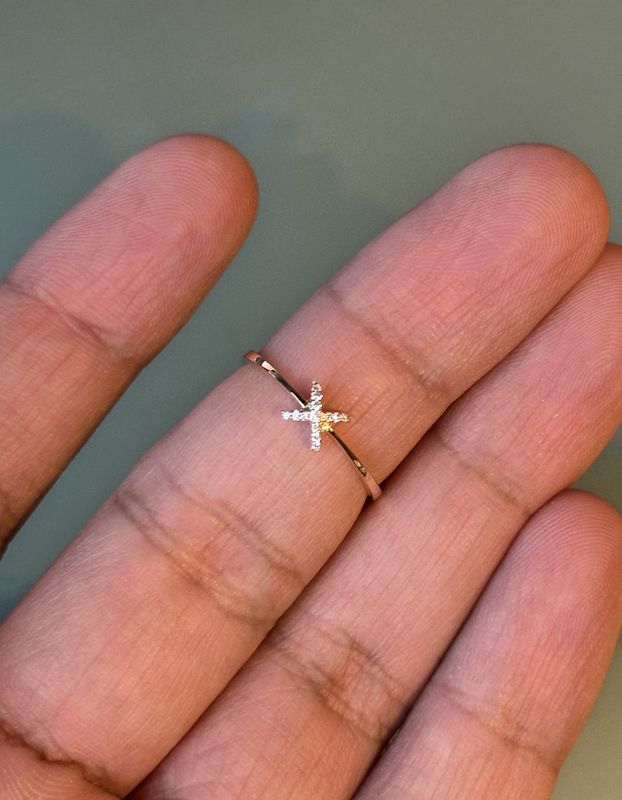 SR490 18KY Dia-0.04ct/1.18g
