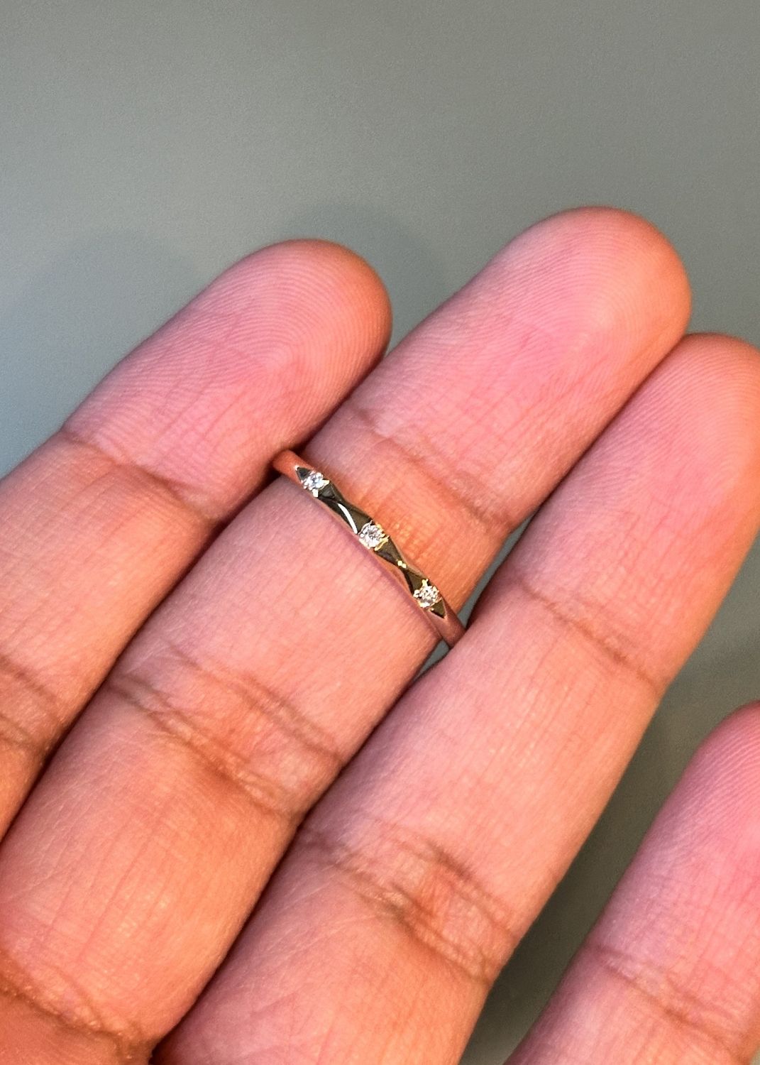 SR493 18KY Dia-0.04ct/1.76g