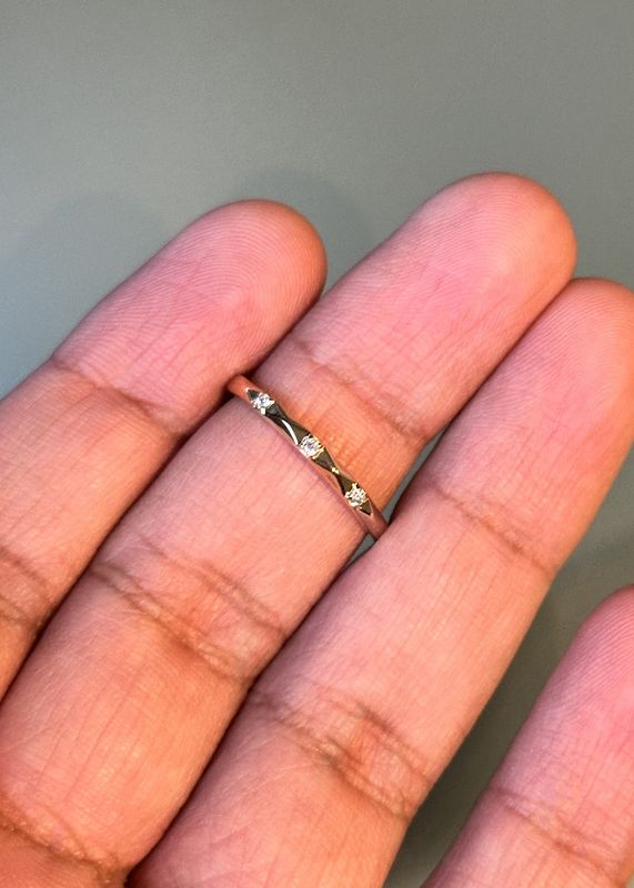 SR493 18KY Dia-0.04ct/1.76g