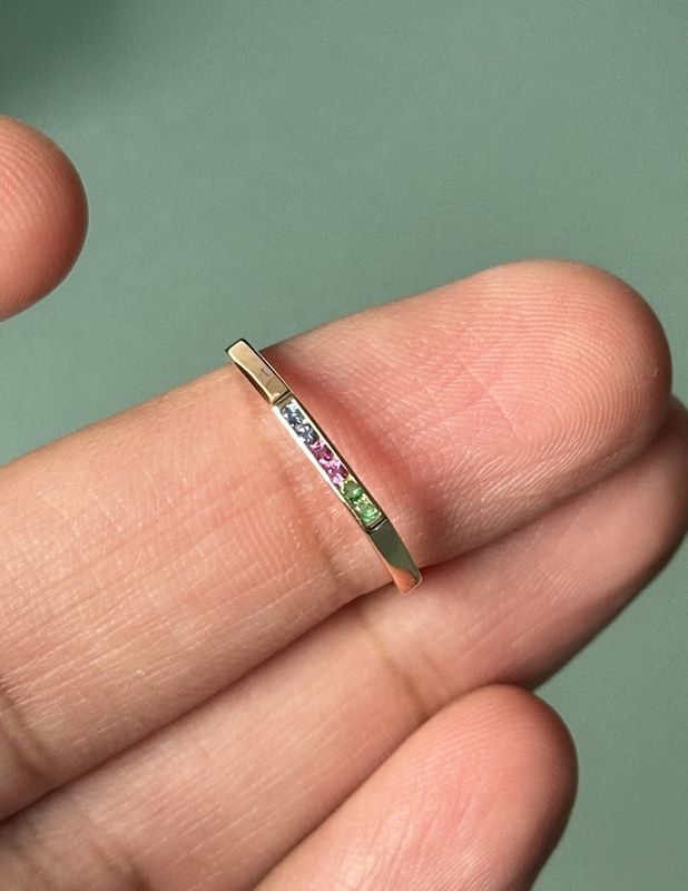 SR485 18KY BS-0.03ct PS-0.03ct EM-0.02ct/1.23g
