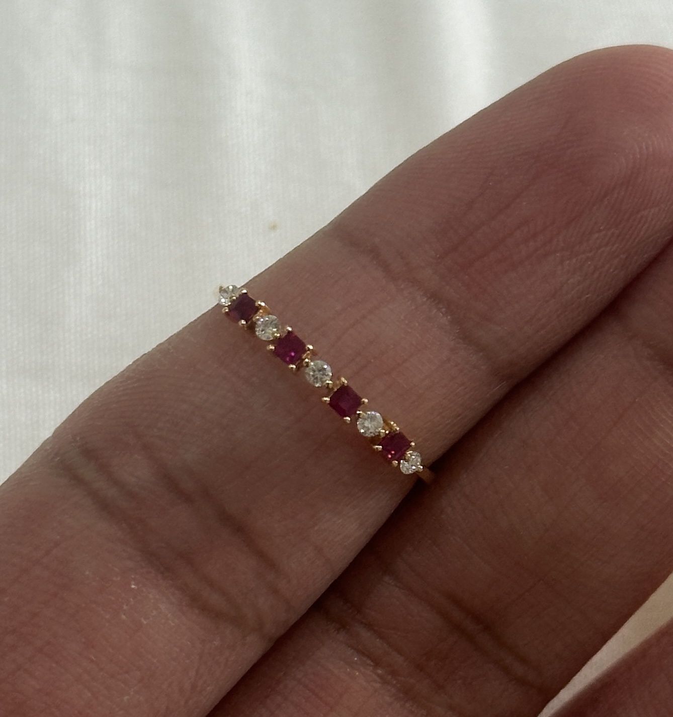 SR539, Colour: 18KY R-0.17ct D-0.09ct/1.04g