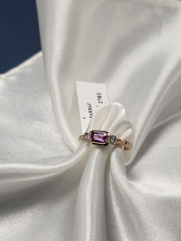 SR446 18KY PS-0.48ct D-0.09ct / 1.85g