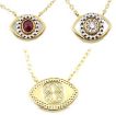 14KYG Eye Neck Ruby-.14cts D:.02cts/1.79g